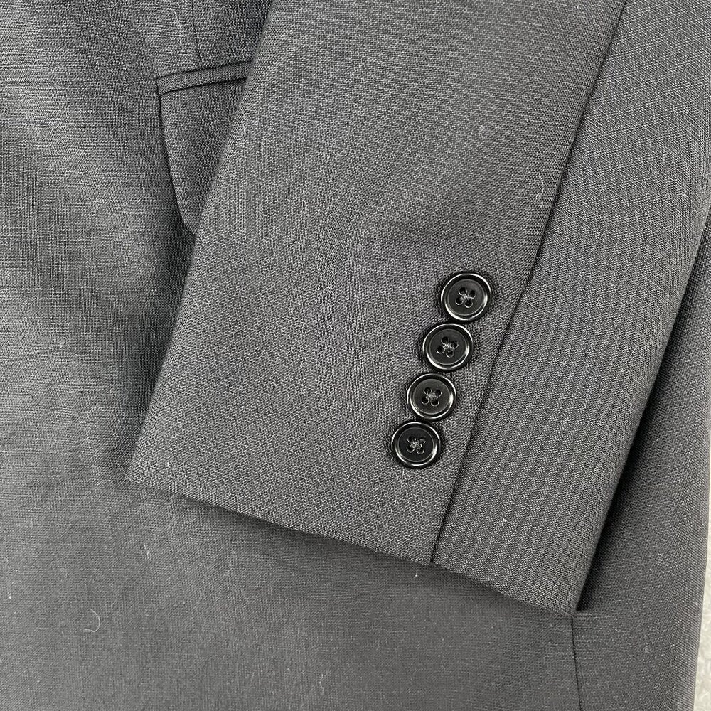 Brooks Brothers 346 Stretch Wool Black Blazer / Sports Coat Sz 42R (READ) - Picture 6 of 7
